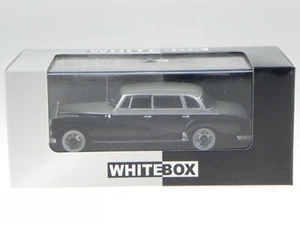 1/43 Mercedes 300D w189 Gris/Noir 1957 -1962 WhiteBox WB186 Neuf Boite Limitée - Imagen 1 de 5