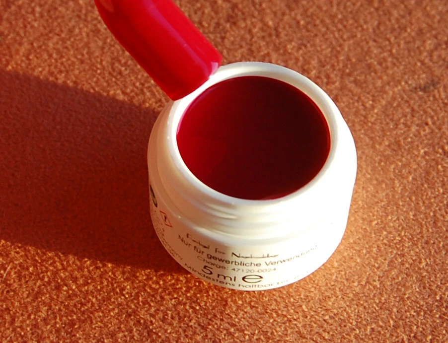 UV LED Premium Farbgel ohne Schwitzschicht Red Love Color Gel 55 - Bild 1 von 1