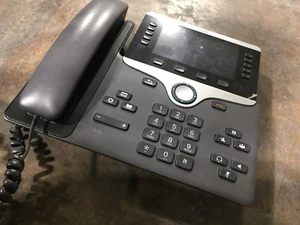 (9x) CISCO IP Phone 8811 VoIP Gigabit Telephone SIP Charcoal CP-8811-K9 - Picture 1 of 7