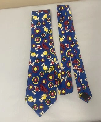 Corbata única M&Ms Completely Nuts azul novedad para hombre Foto 1 de 4