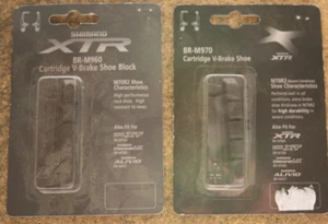 Retro Oldschool NOS NEW set (4) Shimano XTR BR-M760 M770 brake pads mountainbike - Picture 1 of 4