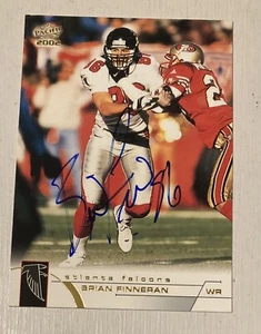 Brian Finneran Auto Signed 2002 Pacific Card Atlanta Falcons - Picture 1 of 1