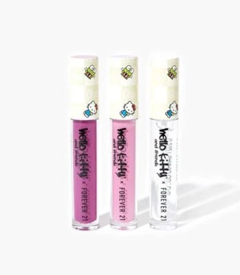 **BOGO**Hello Kitty x Forever 21 Lip Gloss Set (3 Colors) NEW IN BOX - Image 1 of 4