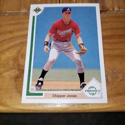 Upper Deck 1991 - Top Prospect #55 Chipper Jones (RC) Foto 1 de 2