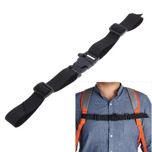 Adjustable Backpack Chest Strap Backpack Chest Belt w/ Buckle for Camping Hiking - Picture 1 of 7