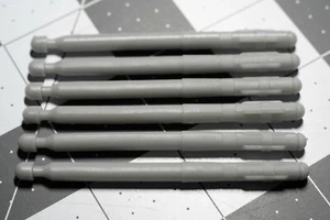 (Juego de 6) Misiles de reproducción de misiles Star Wars Legacy Millennium Falcon piezas misiles - Imagen 1 de 5