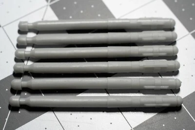 (Juego de 6) Star Wars Legacy Millennium Falcon Misil Repro Piezas Misiles Foto 1 de 4