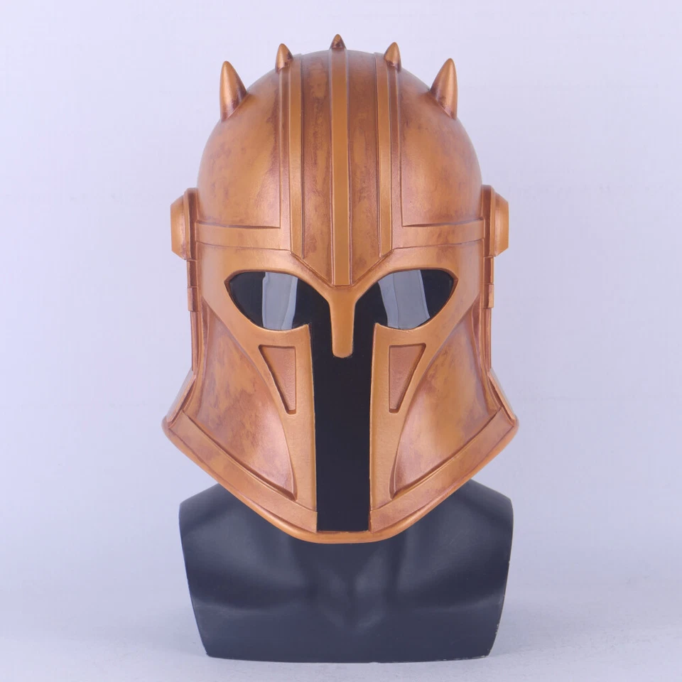 Cosplay Star Wars Mandalorian Female The Armorer Helmet Full Head Mask Props PVC - Image 1 of 4