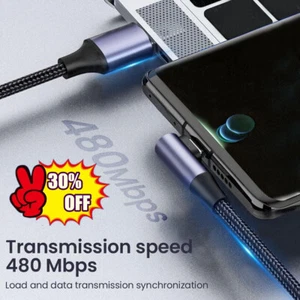 PD 120W USB C To USB C Dual Type C Charging Data Sync Cable - Photo 1 sur 19