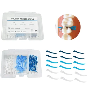 Dental TULWAR WEDGES Refill Wedges For Sectional Matrix Kit R6 Style 72Pcs/Box - Picture 1 of 9