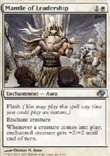MANTLE OF LEADERSHIP X4 4 4X Planar Chaos MTG Magic the Gathering Cards DJMagic
