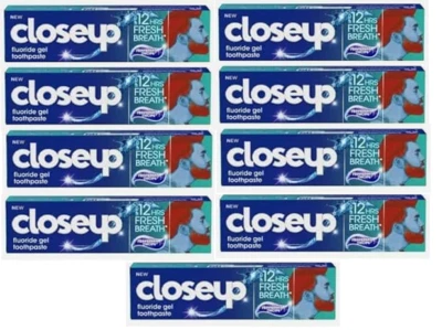 Closeup Toothpaste Peppermint Everfresh Fluoride Gel Drops 90g (x9 Boxes) Bulk