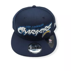 New Era Los Angeles Chargers 9Fifty Retro Script Graffiti Adjustable Snapback - Picture 1 of 6