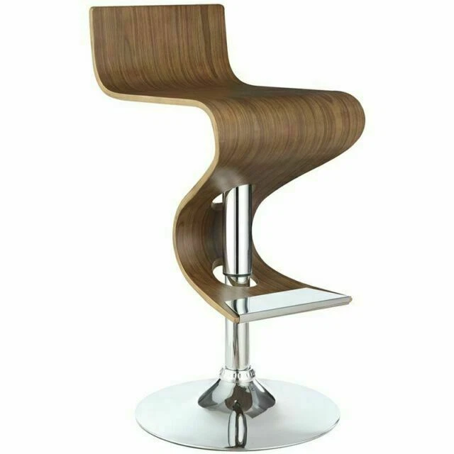 Coaster Walnut Adjustable Bar Stool 100396