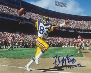 Autographed FLIPPER ANDERSON Los Angeles Rams 8x10 Photo w/COA - Picture 1 of 1