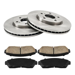 Front Plain Brake Rotors 31368 W/ Ceramic Pads For 2005-2010 Honda Odyssey US - Picture 1 of 11