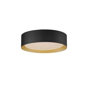 Black Gold LED Flush Mount from the Echo Collection - Picture 1 of 1