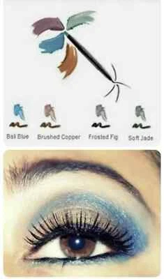 NIB Mary Kay Shadow & Line Eye Duo Choose your color - Bali Blu, Fig, Jade - Image 1 of 2