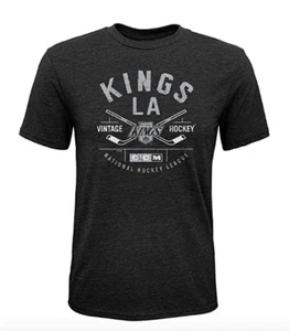 NHL Los Angeles Kings Youth XL (18) T-Shirt, Black, Tee Reebok NWT - Picture 1 of 1