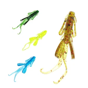 Lote de 20 señuelos de pesca de hielo gusano suave trucha de silicona 3 cm Yoshikawa - Imagen 1 de 8