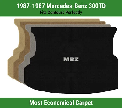Lloyd Velourtex Deck Carpet Mat for 1987 Mercedes-Benz 300TD w/MBZ Applique Logo - Image 1 of 4
