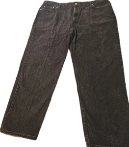 Jean Levi's 550 Hombre W48X32L Negro tiro alto EE. UU. Y2k Boho Cottage Reto Norm[3A] - Imagen 1 de 19