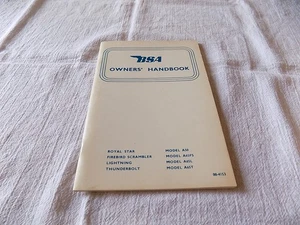 BSA Original OEM Owners' Handbook Models A50, A65FS, A65L, A65T - 1970 FREE SHIP - Picture 1 of 8