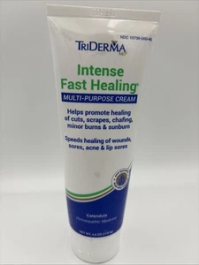 TriDerma Intense Fast Healing Cream, 4Oz Multipurpose Face & Body skin Repair - Picture 1 of 2