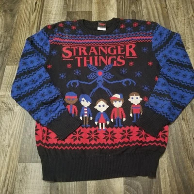 Stranger Things Sweater 2XL Ugly Christmas Holiday Netflix Sci-Fi Horror - Image 1 of 4