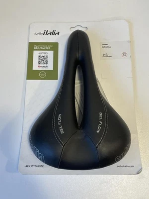 Unused Selle Italia Donna Gel Flow Women's Saddle Black L2 - Image 1 of 4