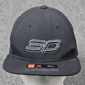Steph Curry Hat Youth Black Under Armour Flat Bill Snapback Cap Active Sports - Picture 1 of 7