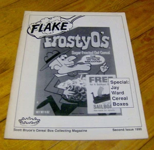1990 MÜSLISCHACHTEL MAGAZIN Zine FLAKE #2 rare old JAY WARD Cartoon Boxen OLD FOOD - Bild 1 von 2