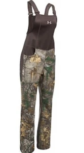 New  Under Armour Storm Stealth Fleece Barren Camo Bibs Women’s Small - Picture 1 of 16