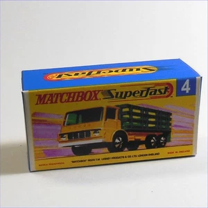 Matchbox Lesney Superfast  4e Dodge Stake Truck G Style Repro Box - Picture 1 of 4
