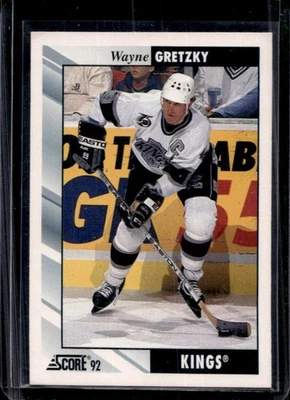 1992-93 Score Wayne Gretzky #1 Kings - Image 1 of 2