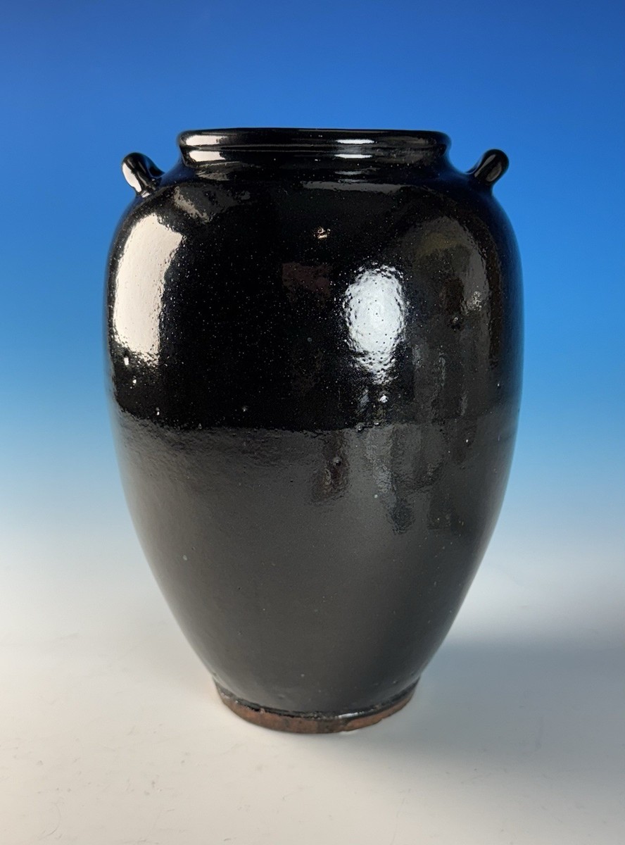 ♦中国 古玩 古陶磁 類品は宋時代 黒釉 双耳瓶 アンティーク 骨董品 黑色陶瓷中国古董壶| eBay
