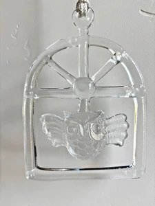 Kosta Boda Owl Sun Catcher Art Glass Vintage Swedish 1970s | Bertil Vallien - Picture 1 of 3
