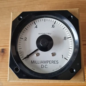 Gleichstrom-Milliamperemeter Kyoritsu K80 SF 1mA DC - Bild 1 von 4