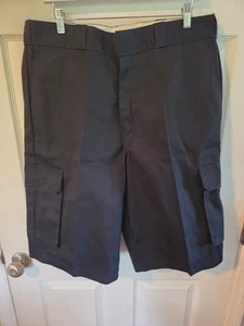 New With Tags Men's Blue Dickies Loose Fit Cargo Uniform Work Shorts Size 36 - Picture 1 of 9