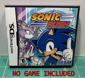 Sonic Rush - Nintendo DS - Original Empty Case and Manual ONLY - Picture 1 of 5