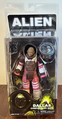 NECA 35 Aniversario Traje de Compresión Alienígena Dallas Figura de Acción Completa QQ Foto 1 de 2