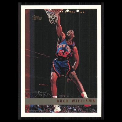 Tarjeta de baloncesto Buck Williams #81 1997 Topps New York Knicks NBA casi nueva Foto 1 de 3