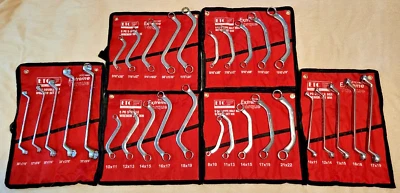 Box Deal 6 Wrench Set SAE Metric Moon S Starter Obstruction Deep Double Offset - Image 1 of 4