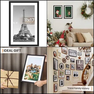 Mat 11x17 Picture Frame Display Pictures Upsimples Without 11x14 9x15 Set Wall - Picture 1 of 12