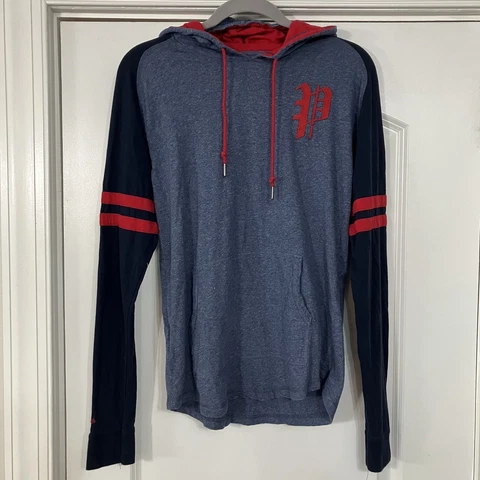 Mitchell & Ness Philadelphia Phillies Raglan Pullover Hoodie Size S 1927 Logo Cover