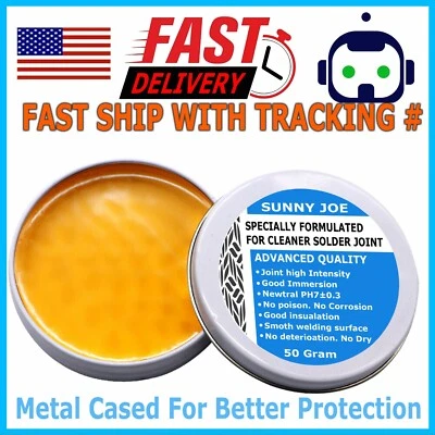 Quality Metal Cased Rosin Soldering Flux Paste Solder Welding Grease 50G - Image 1 of 4