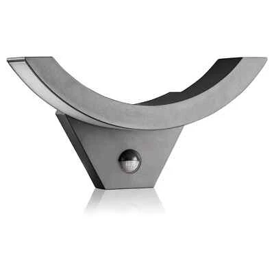 LED Aussenleuchte mit Bewegungsmelder Wandleuchte anthrazit LED Sensor SEBSON - Bild 1 von 4