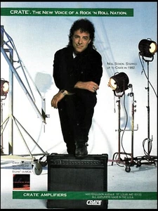 Journey Neal Schon 1992 Amplificador Caja Anuncio Guitarra Amplificador Anuncio Impresión - Imagen 1 de 3