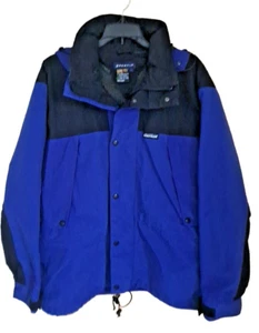 Sportif Gore-tex Winter Jacket Size Small Unisex Blue Black Colorblock Pre-owned - Picture 1 of 10