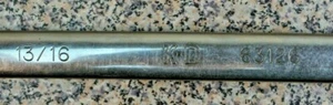 K-D 13/16" SAE Combination Wrench 12 PT Excellent USA KD 636126 - Picture 1 of 5